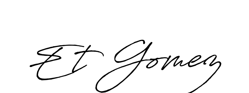 See photos of Et Gomez official signature by Spectra . Check more albums & portfolios. Read reviews & check more about Antro_Vectra_Bolder font. Et Gomez signature style 7 images and pictures png