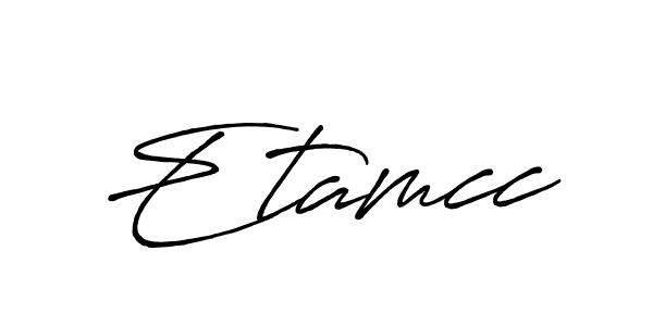 You should practise on your own different ways (Antro_Vectra_Bolder) to write your name (Etamcc) in signature. don't let someone else do it for you. Etamcc signature style 7 images and pictures png
