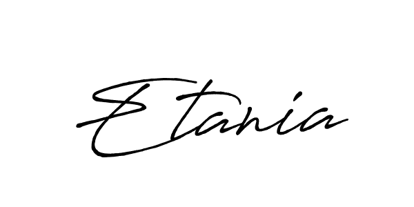 Make a beautiful signature design for name Etania. Use this online signature maker to create a handwritten signature for free. Etania signature style 7 images and pictures png
