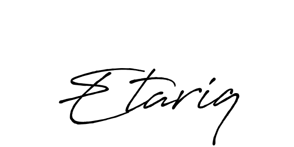 This is the best signature style for the Etariq name. Also you like these signature font (Antro_Vectra_Bolder). Mix name signature. Etariq signature style 7 images and pictures png