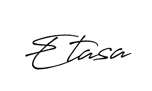 Make a beautiful signature design for name Etasa. Use this online signature maker to create a handwritten signature for free. Etasa signature style 7 images and pictures png