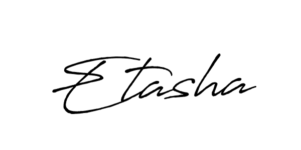 Design your own signature with our free online signature maker. With this signature software, you can create a handwritten (Antro_Vectra_Bolder) signature for name Etasha. Etasha signature style 7 images and pictures png