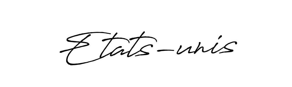 Make a beautiful signature design for name Etats-unis. Use this online signature maker to create a handwritten signature for free. Etats-unis signature style 7 images and pictures png