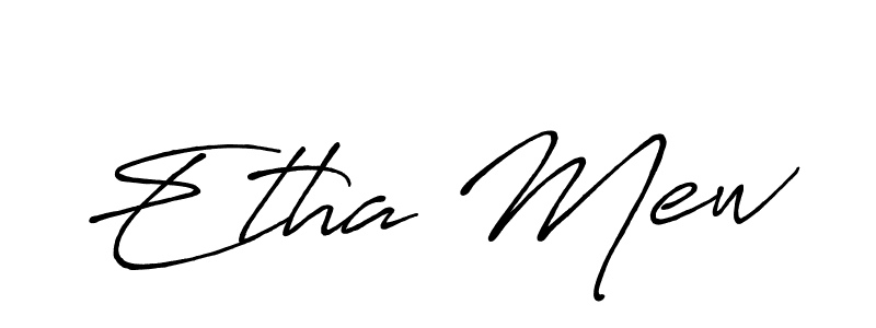 It looks lik you need a new signature style for name Etha Mew. Design unique handwritten (Antro_Vectra_Bolder) signature with our free signature maker in just a few clicks. Etha Mew signature style 7 images and pictures png