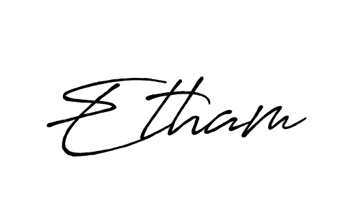Once you've used our free online signature maker to create your best signature Antro_Vectra_Bolder style, it's time to enjoy all of the benefits that Etham name signing documents. Etham signature style 7 images and pictures png