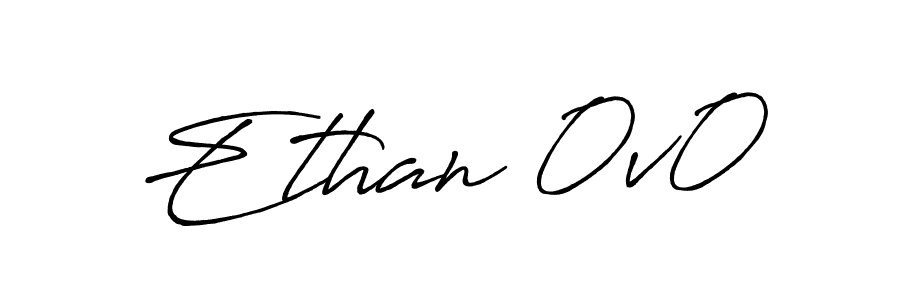 How to make Ethan 0v0 signature? Antro_Vectra_Bolder is a professional autograph style. Create handwritten signature for Ethan 0v0 name. Ethan 0v0 signature style 7 images and pictures png