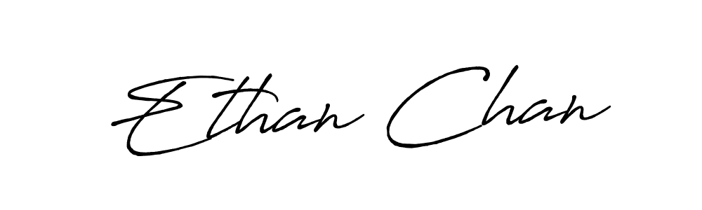 Make a beautiful signature design for name Ethan Chan. With this signature (Antro_Vectra_Bolder) style, you can create a handwritten signature for free. Ethan Chan signature style 7 images and pictures png