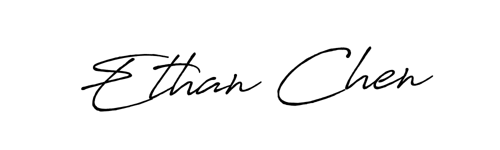 Design your own signature with our free online signature maker. With this signature software, you can create a handwritten (Antro_Vectra_Bolder) signature for name Ethan Chen. Ethan Chen signature style 7 images and pictures png