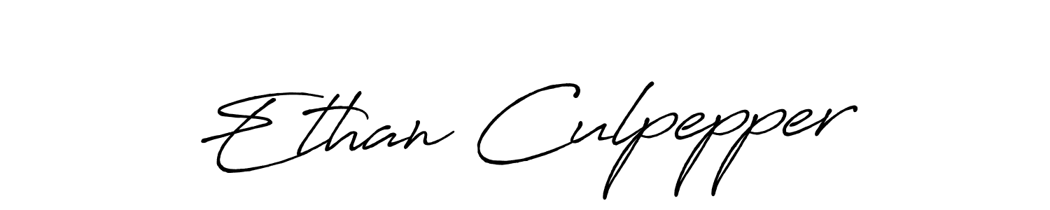 It looks lik you need a new signature style for name Ethan Culpepper. Design unique handwritten (Antro_Vectra_Bolder) signature with our free signature maker in just a few clicks. Ethan Culpepper signature style 7 images and pictures png