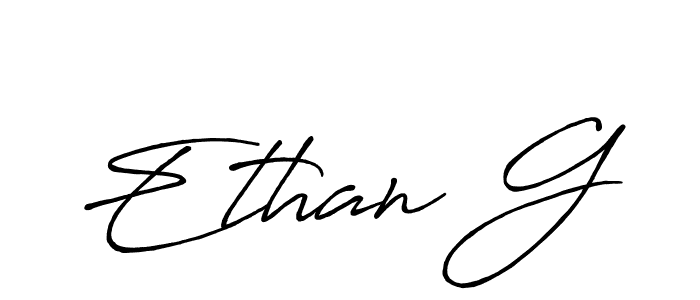 How to Draw Ethan G signature style? Antro_Vectra_Bolder is a latest design signature styles for name Ethan G. Ethan G signature style 7 images and pictures png