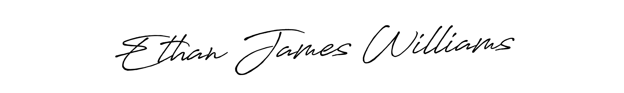 Use a signature maker to create a handwritten signature online. With this signature software, you can design (Antro_Vectra_Bolder) your own signature for name Ethan James Williams. Ethan James Williams signature style 7 images and pictures png