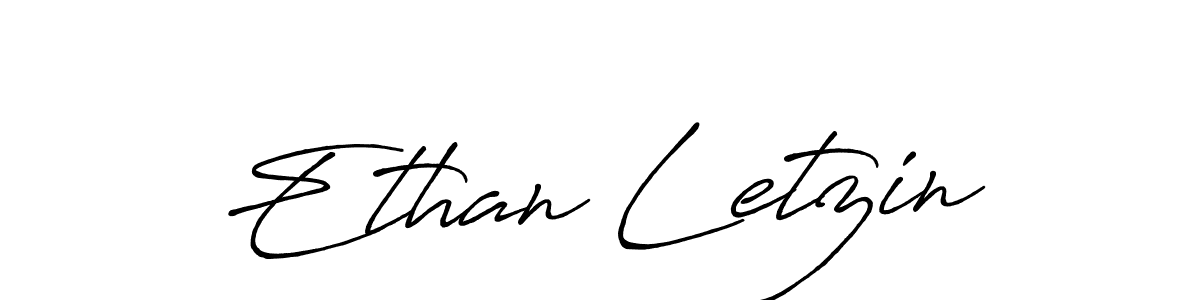 Make a beautiful signature design for name Ethan Letzin. With this signature (Antro_Vectra_Bolder) style, you can create a handwritten signature for free. Ethan Letzin signature style 7 images and pictures png