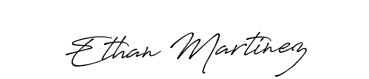 How to make Ethan Martinez name signature. Use Antro_Vectra_Bolder style for creating short signs online. This is the latest handwritten sign. Ethan Martinez signature style 7 images and pictures png