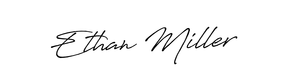 Create a beautiful signature design for name Ethan Miller. With this signature (Antro_Vectra_Bolder) fonts, you can make a handwritten signature for free. Ethan Miller signature style 7 images and pictures png