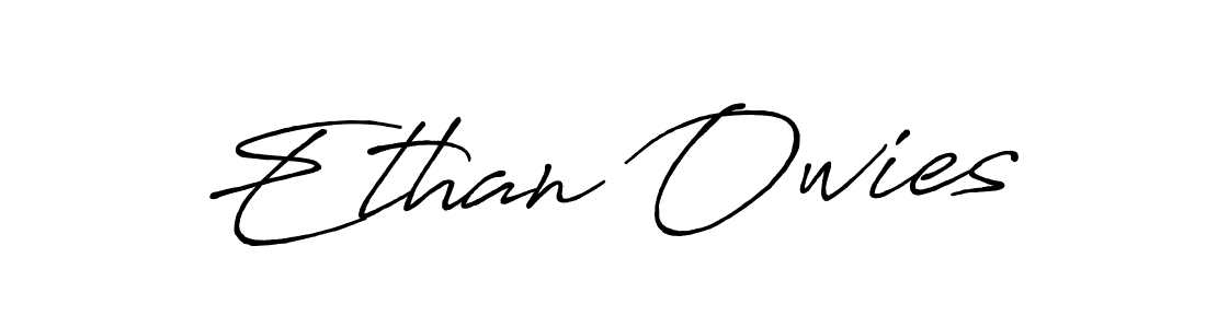 Create a beautiful signature design for name Ethan Owies. With this signature (Antro_Vectra_Bolder) fonts, you can make a handwritten signature for free. Ethan Owies signature style 7 images and pictures png