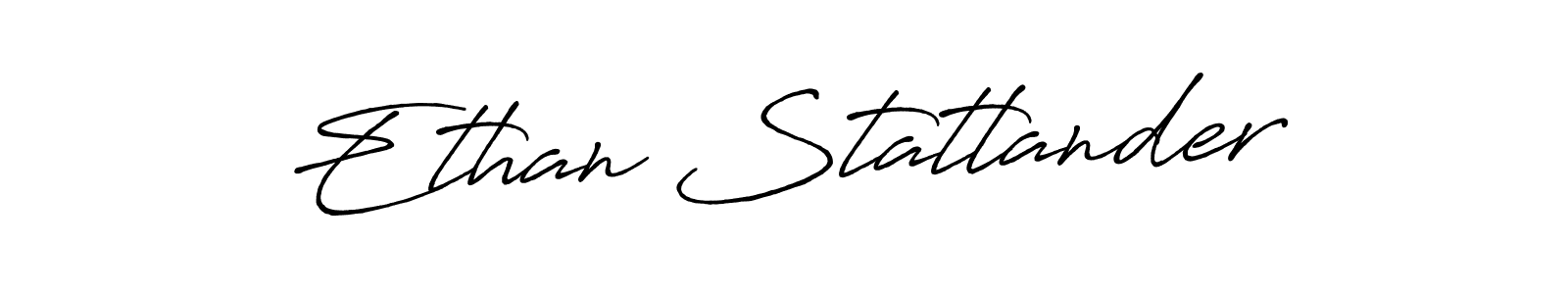 Design your own signature with our free online signature maker. With this signature software, you can create a handwritten (Antro_Vectra_Bolder) signature for name Ethan Statlander. Ethan Statlander signature style 7 images and pictures png