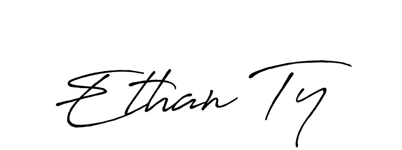 Make a beautiful signature design for name Ethan Ty. Use this online signature maker to create a handwritten signature for free. Ethan Ty signature style 7 images and pictures png