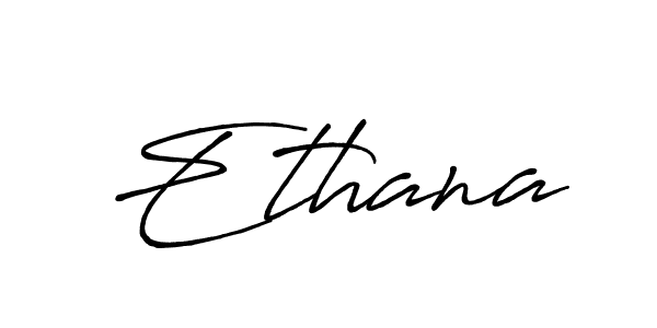How to make Ethana signature? Antro_Vectra_Bolder is a professional autograph style. Create handwritten signature for Ethana name. Ethana signature style 7 images and pictures png