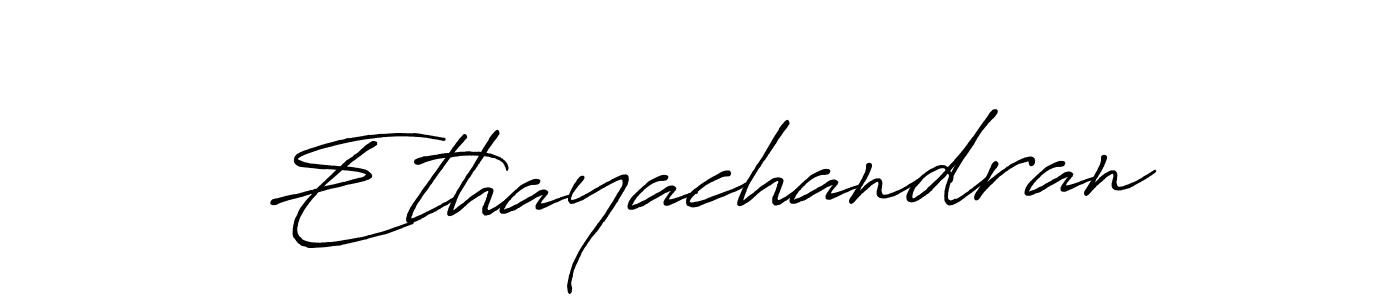 Ethayachandran stylish signature style. Best Handwritten Sign (Antro_Vectra_Bolder) for my name. Handwritten Signature Collection Ideas for my name Ethayachandran. Ethayachandran signature style 7 images and pictures png