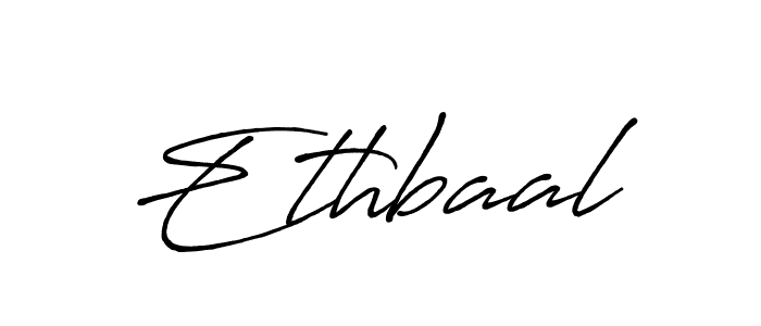 Create a beautiful signature design for name Ethbaal. With this signature (Antro_Vectra_Bolder) fonts, you can make a handwritten signature for free. Ethbaal signature style 7 images and pictures png