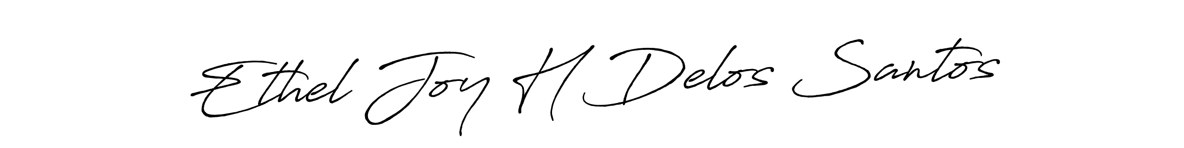 Make a beautiful signature design for name Ethel Joy H Delos Santos. With this signature (Antro_Vectra_Bolder) style, you can create a handwritten signature for free. Ethel Joy H Delos Santos signature style 7 images and pictures png