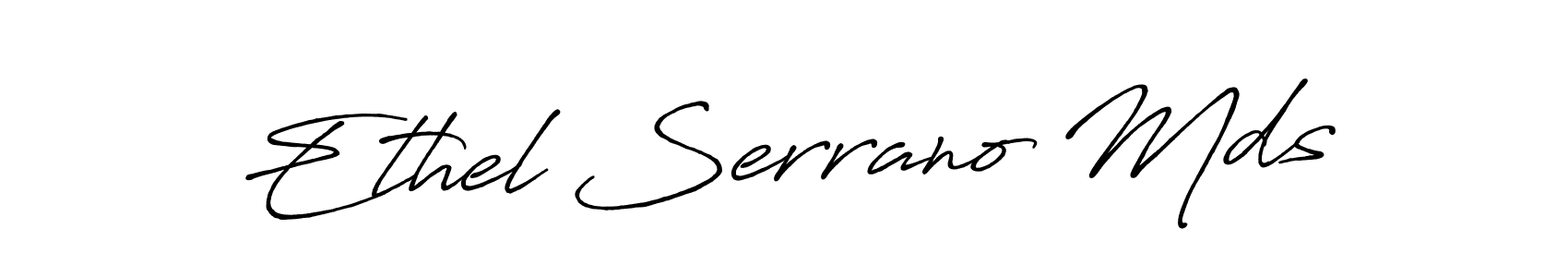 Here are the top 10 professional signature styles for the name Ethel Serrano Mds. These are the best autograph styles you can use for your name. Ethel Serrano Mds signature style 7 images and pictures png