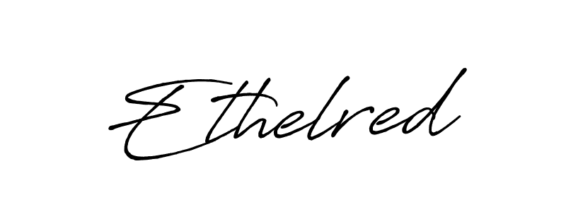 Ethelred stylish signature style. Best Handwritten Sign (Antro_Vectra_Bolder) for my name. Handwritten Signature Collection Ideas for my name Ethelred. Ethelred signature style 7 images and pictures png