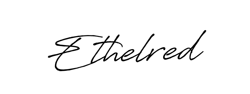 Design your own signature with our free online signature maker. With this signature software, you can create a handwritten (Antro_Vectra_Bolder) signature for name Ethelred. Ethelred signature style 7 images and pictures png