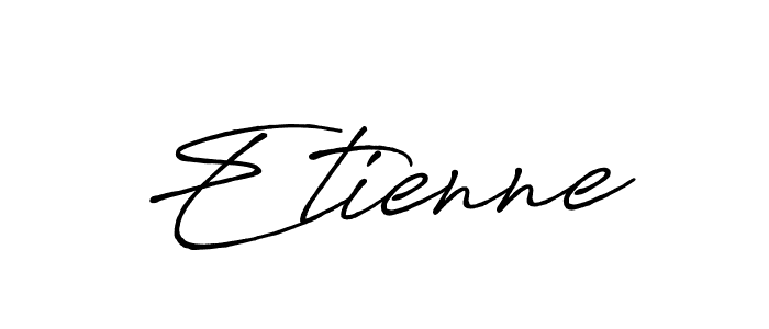 Design your own signature with our free online signature maker. With this signature software, you can create a handwritten (Antro_Vectra_Bolder) signature for name Etienne. Etienne signature style 7 images and pictures png
