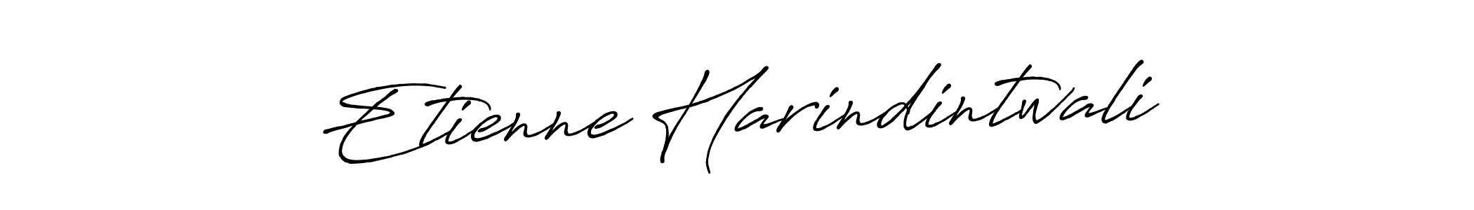 Create a beautiful signature design for name Etienne Harindintwali. With this signature (Antro_Vectra_Bolder) fonts, you can make a handwritten signature for free. Etienne Harindintwali signature style 7 images and pictures png