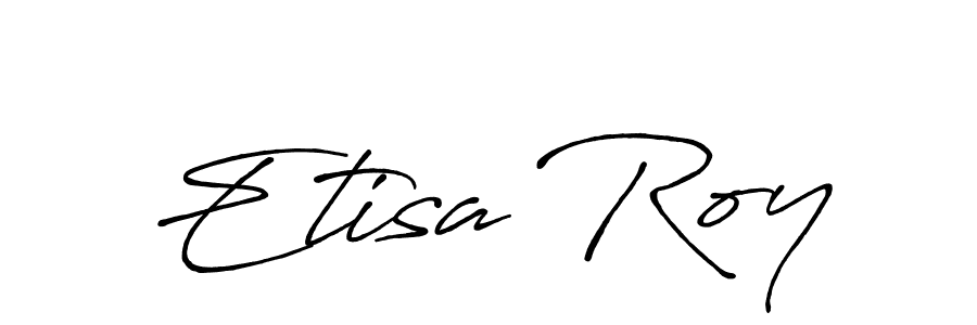 Antro_Vectra_Bolder is a professional signature style that is perfect for those who want to add a touch of class to their signature. It is also a great choice for those who want to make their signature more unique. Get Etisa Roy name to fancy signature for free. Etisa Roy signature style 7 images and pictures png