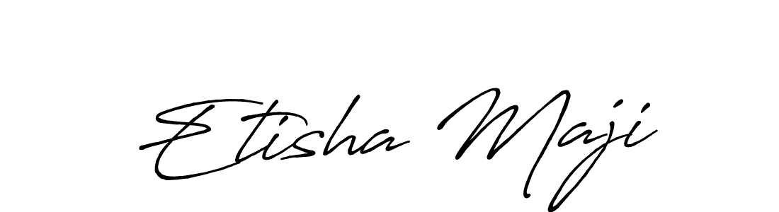 You should practise on your own different ways (Antro_Vectra_Bolder) to write your name (Etisha Maji) in signature. don't let someone else do it for you. Etisha Maji signature style 7 images and pictures png
