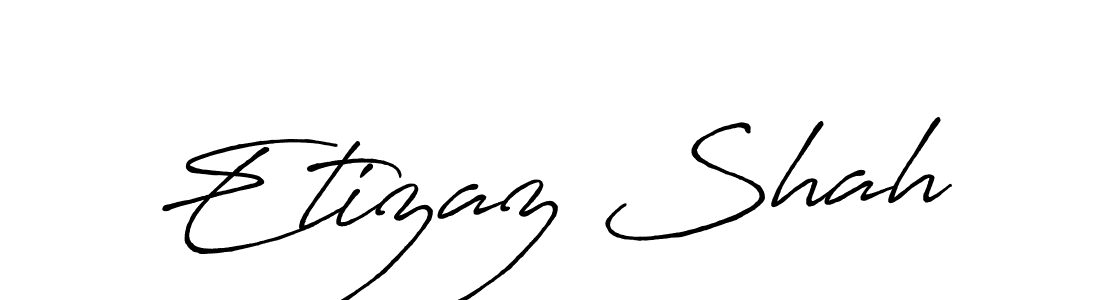 Once you've used our free online signature maker to create your best signature Antro_Vectra_Bolder style, it's time to enjoy all of the benefits that Etizaz Shah name signing documents. Etizaz Shah signature style 7 images and pictures png