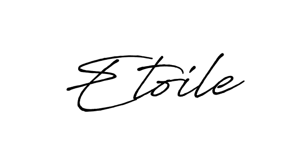 Similarly Antro_Vectra_Bolder is the best handwritten signature design. Signature creator online .You can use it as an online autograph creator for name Etoile. Etoile signature style 7 images and pictures png