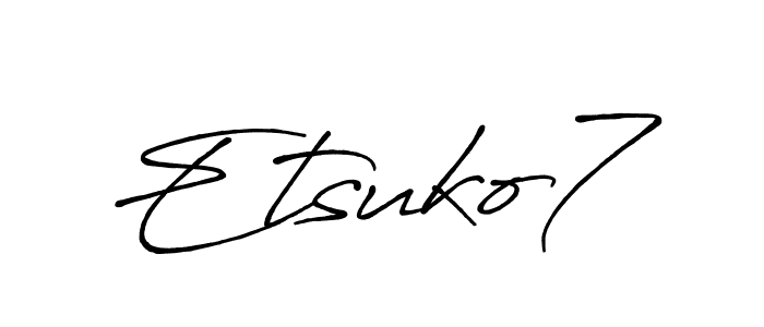 Here are the top 10 professional signature styles for the name Etsuko7. These are the best autograph styles you can use for your name. Etsuko7 signature style 7 images and pictures png