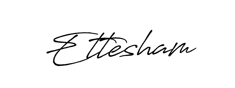Create a beautiful signature design for name Ettesham. With this signature (Antro_Vectra_Bolder) fonts, you can make a handwritten signature for free. Ettesham signature style 7 images and pictures png