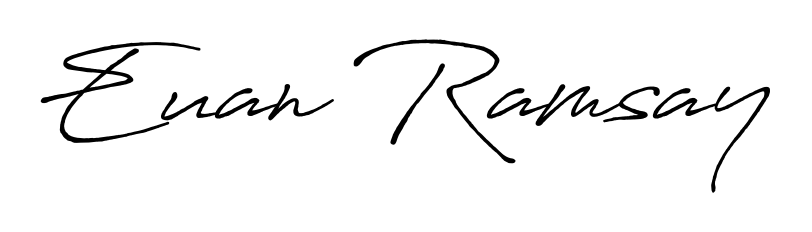 A timeless handwritten aesthetic for Euan Ramsay. The Antro_Vectra_Bolder font gives your signature a handcrafted feel with natural curves. Euan Ramsay signature style 7 images and pictures png