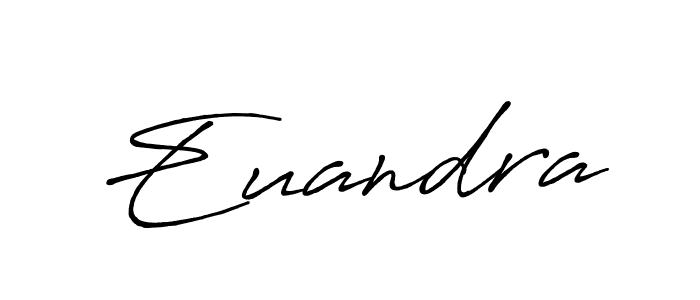 How to make Euandra name signature. Use Antro_Vectra_Bolder style for creating short signs online. This is the latest handwritten sign. Euandra signature style 7 images and pictures png