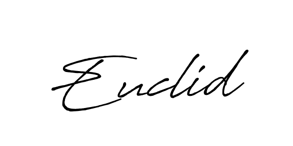 Make a beautiful signature design for name Euclid. With this signature (Antro_Vectra_Bolder) style, you can create a handwritten signature for free. Euclid signature style 7 images and pictures png