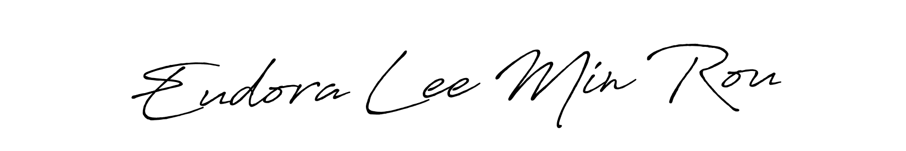 Use a signature maker to create a handwritten signature online. With this signature software, you can design (Antro_Vectra_Bolder) your own signature for name Eudora Lee Min Rou. Eudora Lee Min Rou signature style 7 images and pictures png