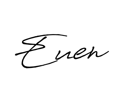 Similarly Antro_Vectra_Bolder is the best handwritten signature design. Signature creator online .You can use it as an online autograph creator for name Euen. Euen signature style 7 images and pictures png