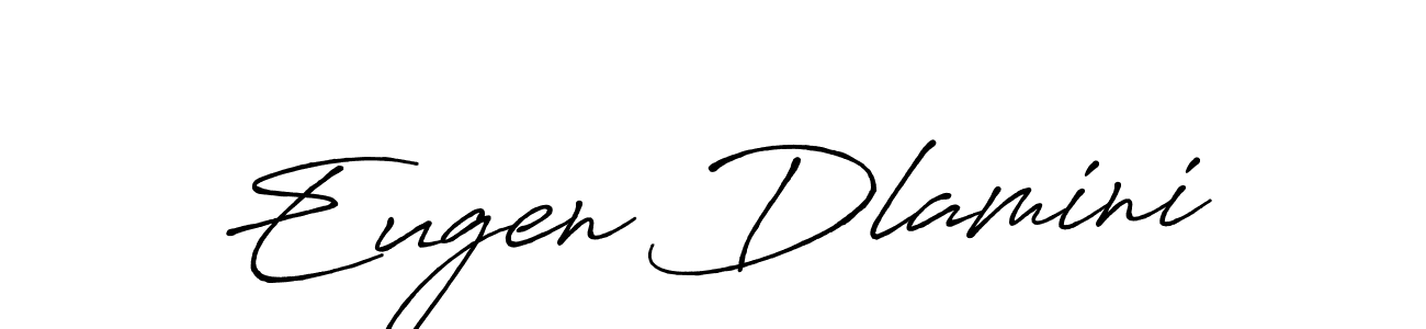 Similarly Antro_Vectra_Bolder is the best handwritten signature design. Signature creator online .You can use it as an online autograph creator for name Eugen Dlamini. Eugen Dlamini signature style 7 images and pictures png