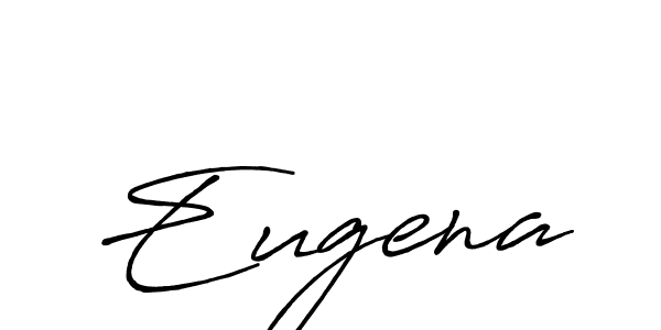 Design your own signature with our free online signature maker. With this signature software, you can create a handwritten (Antro_Vectra_Bolder) signature for name Eugena. Eugena signature style 7 images and pictures png