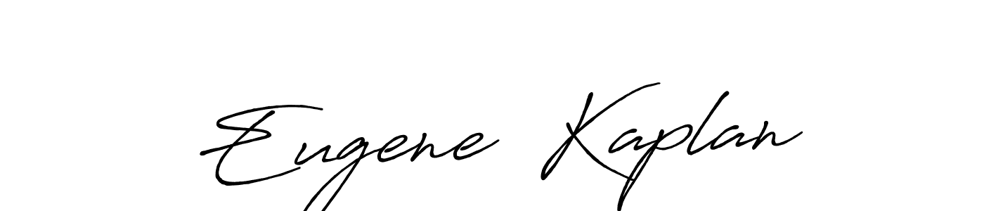 Similarly Antro_Vectra_Bolder is the best handwritten signature design. Signature creator online .You can use it as an online autograph creator for name Eugene  Kaplan. Eugene  Kaplan signature style 7 images and pictures png