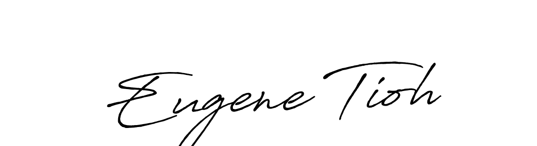 Make a beautiful signature design for name Eugene Tioh. Use this online signature maker to create a handwritten signature for free. Eugene Tioh signature style 7 images and pictures png