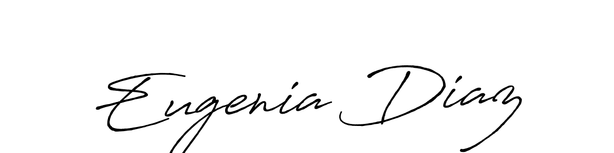 It looks lik you need a new signature style for name Eugenia Diaz. Design unique handwritten (Antro_Vectra_Bolder) signature with our free signature maker in just a few clicks. Eugenia Diaz signature style 7 images and pictures png