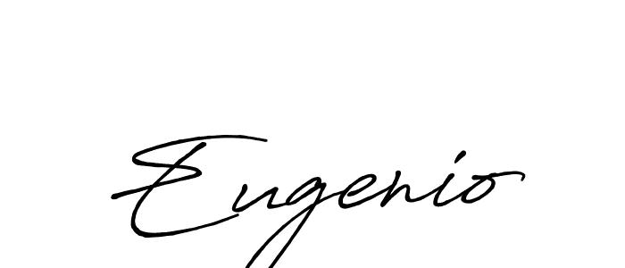 Once you've used our free online signature maker to create your best signature Antro_Vectra_Bolder style, it's time to enjoy all of the benefits that Eugenio name signing documents. Eugenio signature style 7 images and pictures png