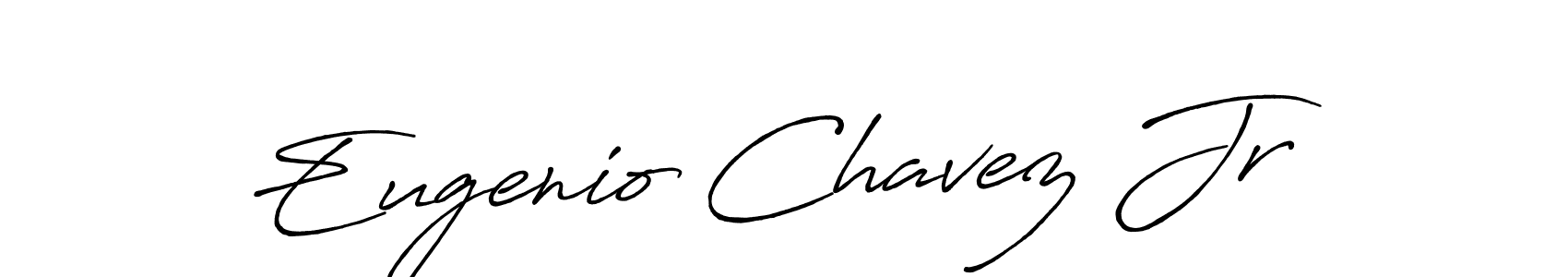 Design your own signature with our free online signature maker. With this signature software, you can create a handwritten (Antro_Vectra_Bolder) signature for name Eugenio Chavez Jr. Eugenio Chavez Jr signature style 7 images and pictures png