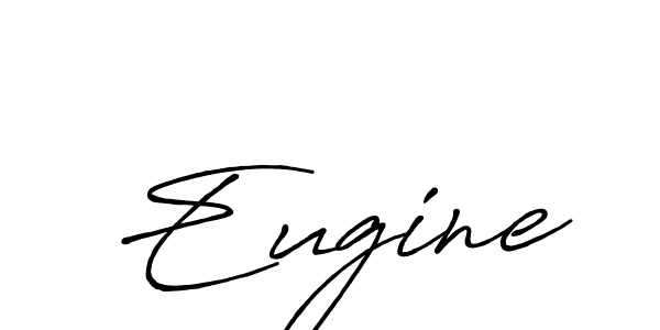 Eugine stylish signature style. Best Handwritten Sign (Antro_Vectra_Bolder) for my name. Handwritten Signature Collection Ideas for my name Eugine. Eugine signature style 7 images and pictures png