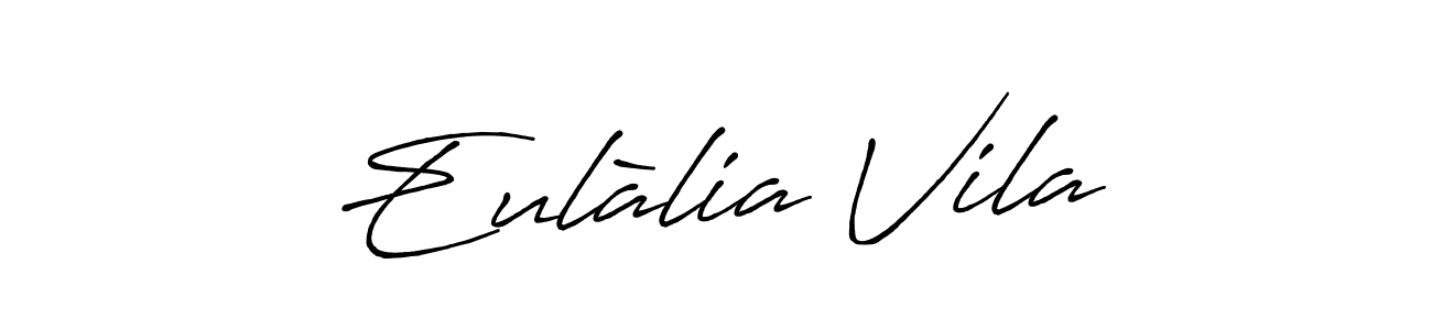 See photos of Eulàlia Vila official signature by Spectra . Check more albums & portfolios. Read reviews & check more about Antro_Vectra_Bolder font. Eulàlia Vila signature style 7 images and pictures png